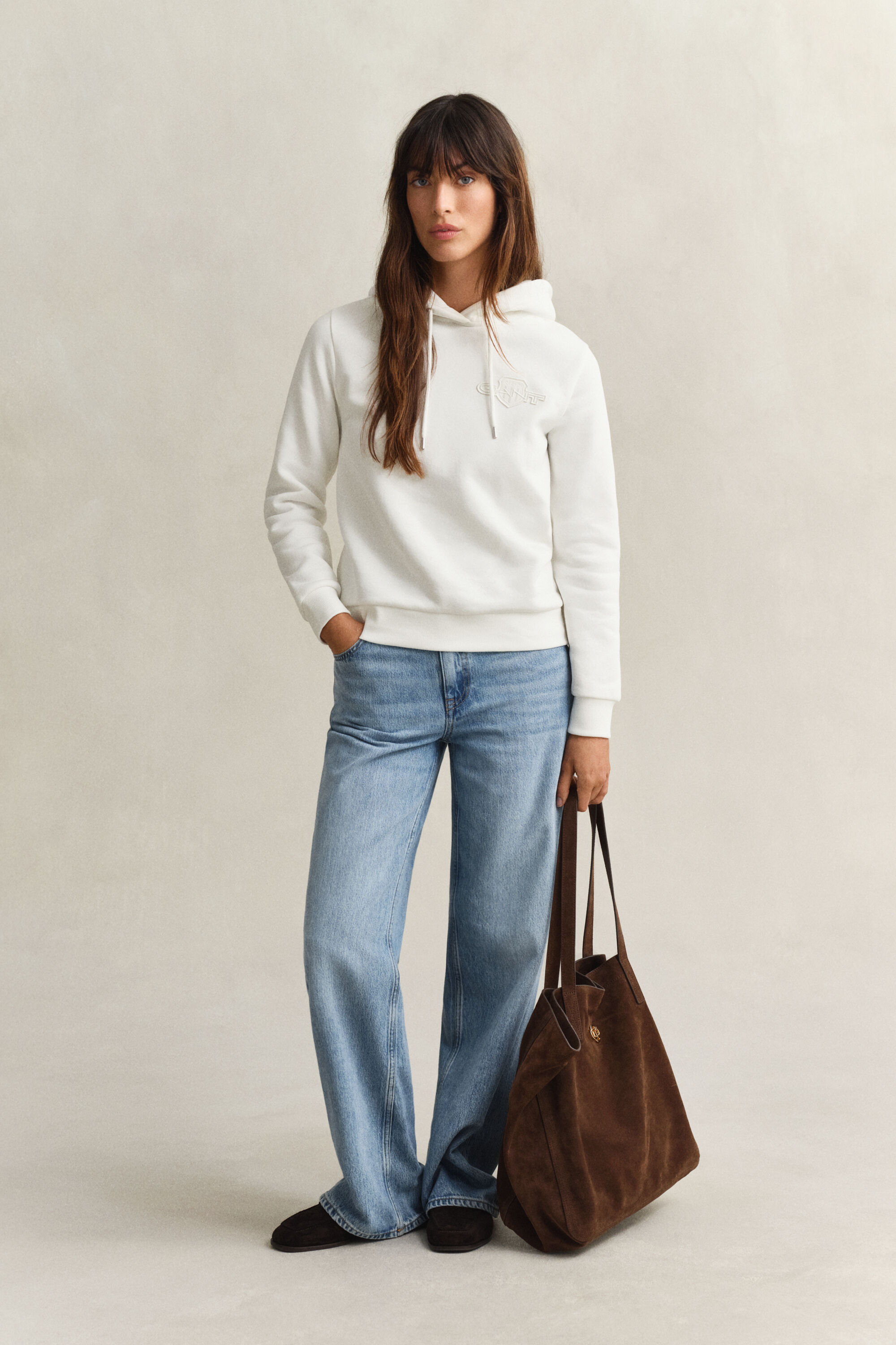 Felpa con cappuccio Tonal Shield