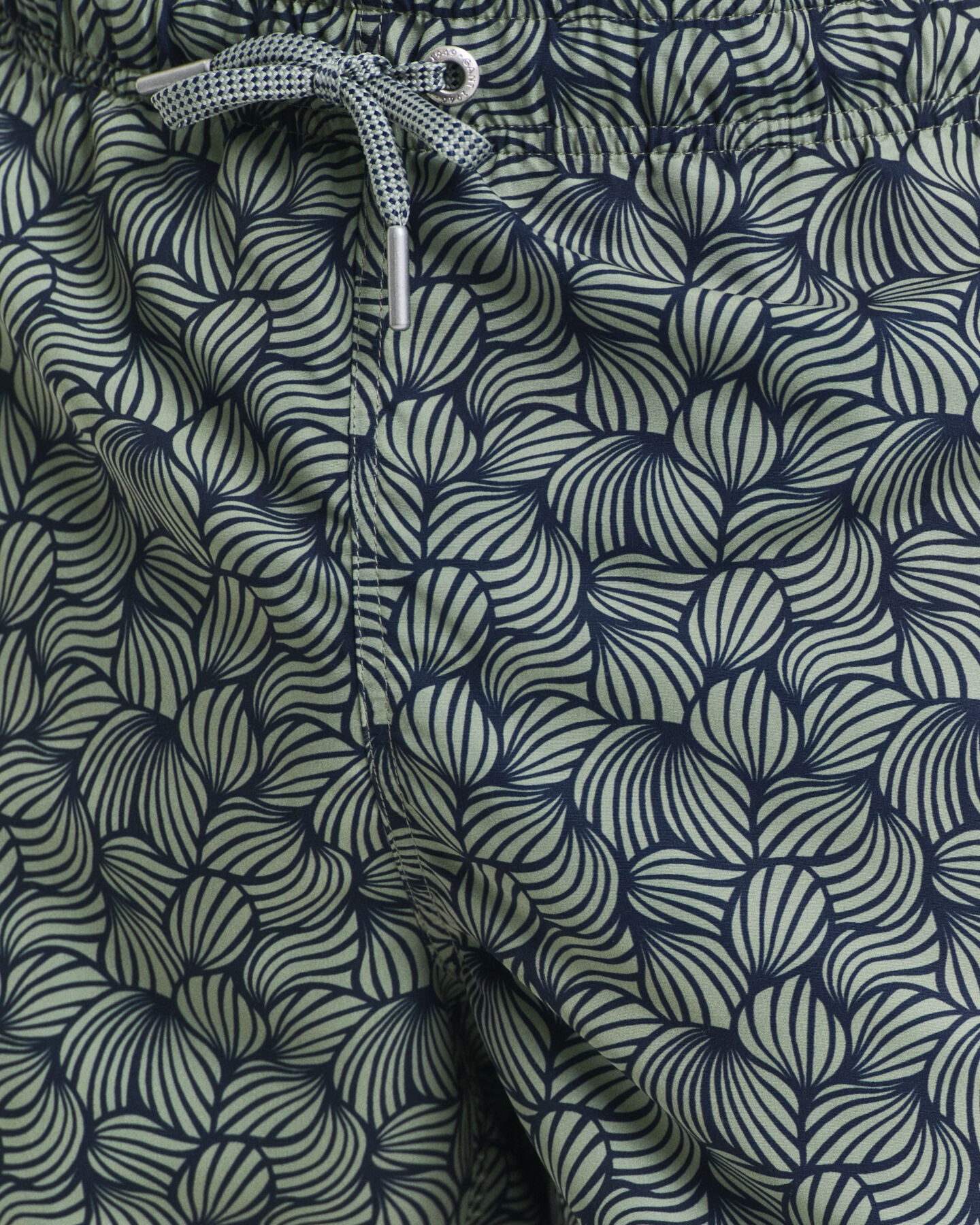 Pantaloncini da bagno con stampa di corda