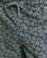 Pantaloncini da bagno con stampa di corda