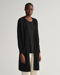 Cardigan in lana lungo