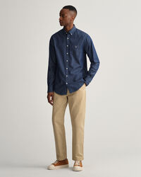 Camicia indaco regular fit