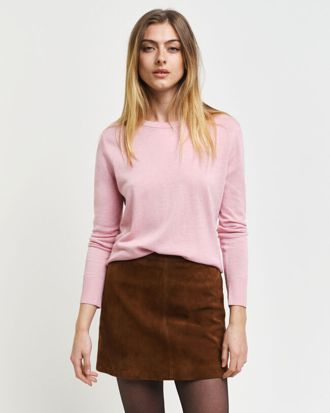 Maglia girocollo in maglia fine