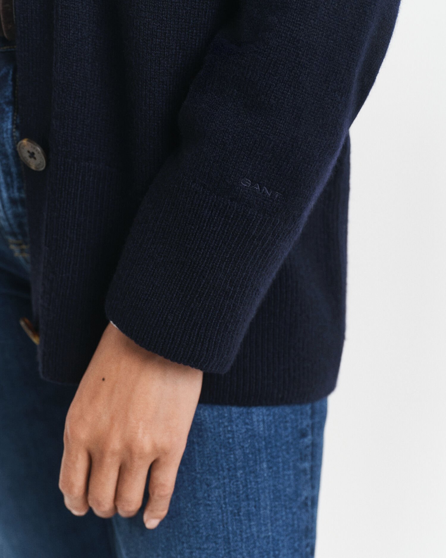 Cardigan in lana misto cashmere