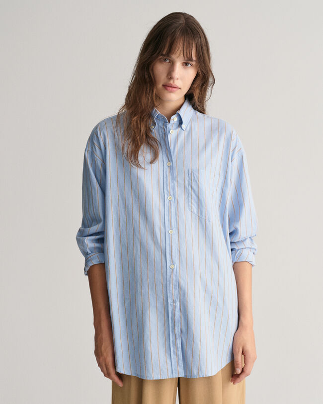 Camicia Oxford Luxury a righe oversize