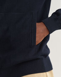 Cardigan Classic con zip in cotone