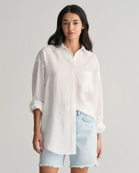 Camicia oversize in lino