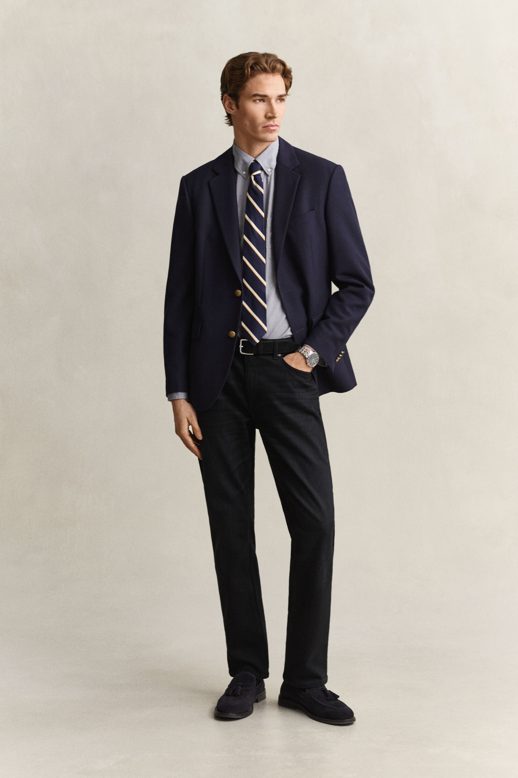 Camicia classica in popeline regular fit