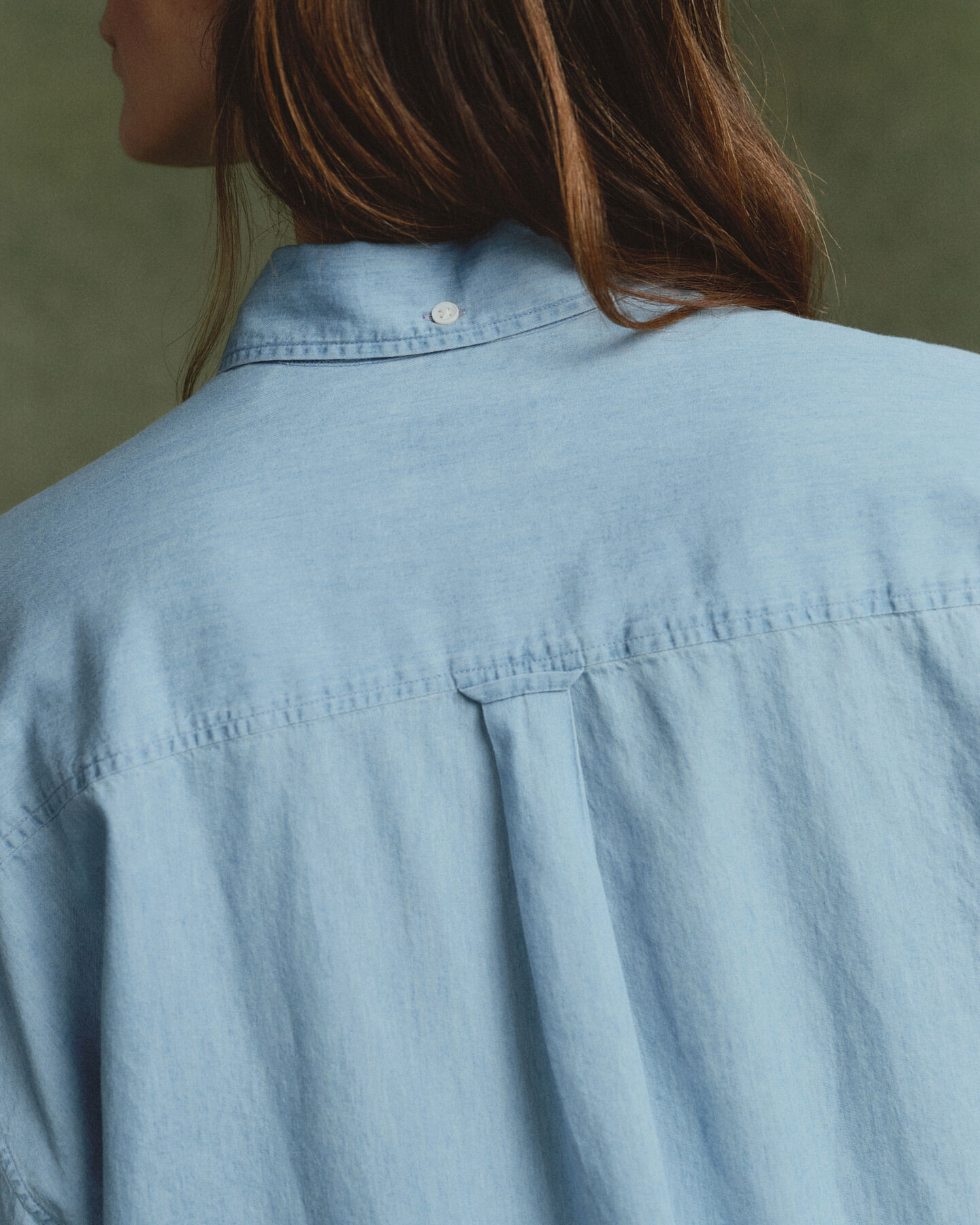 Camicia in chambray oversize