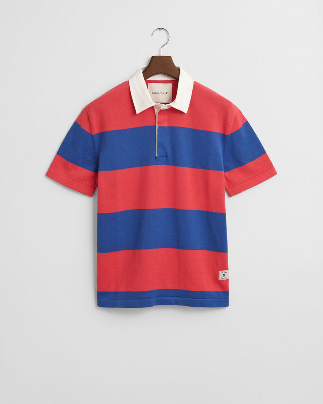 Polo in cotone a righe