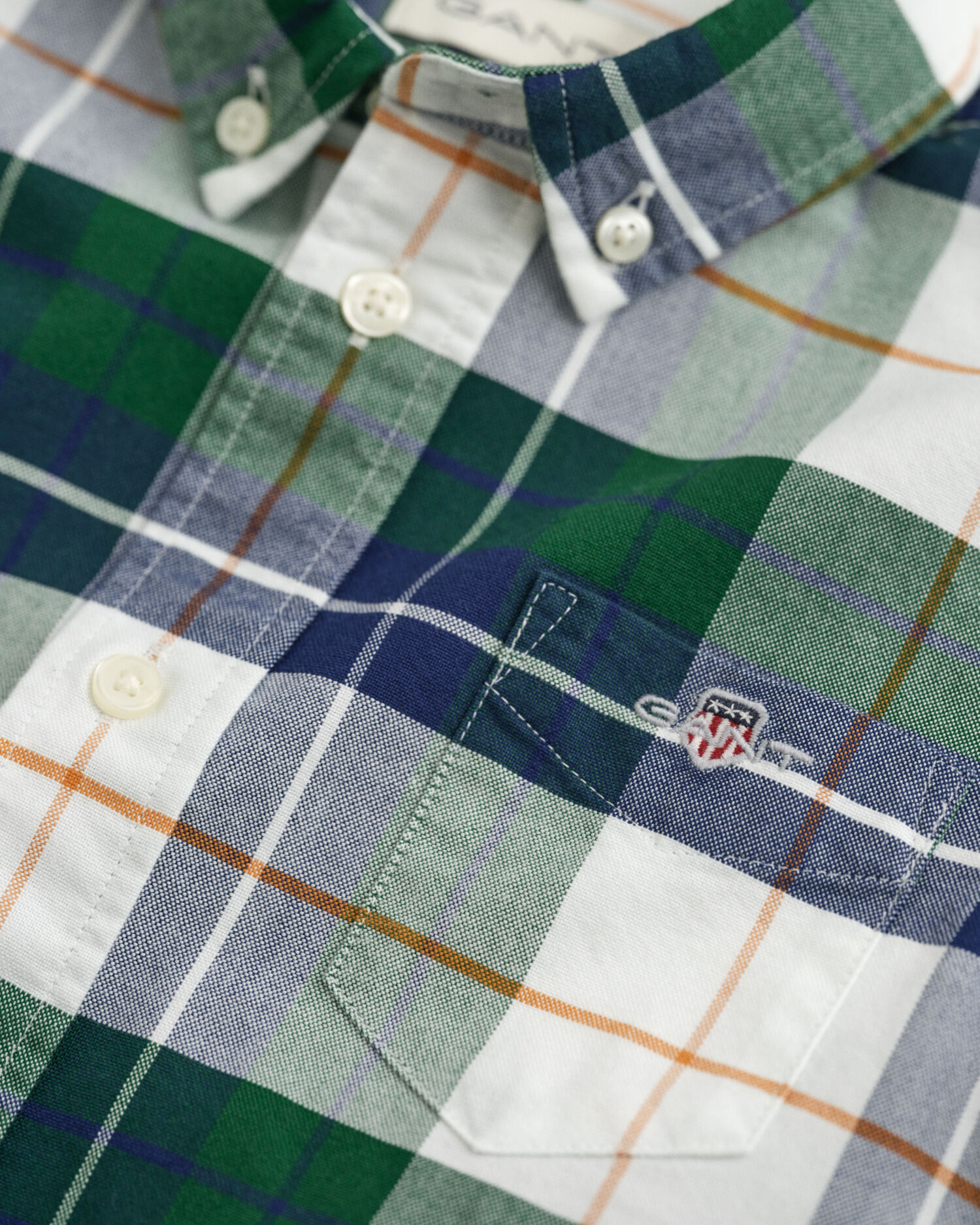 Camicia Oxford a quadri Shield Kids