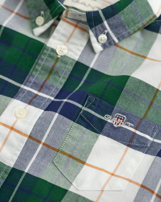 Camicia Oxford a quadri Shield Kids