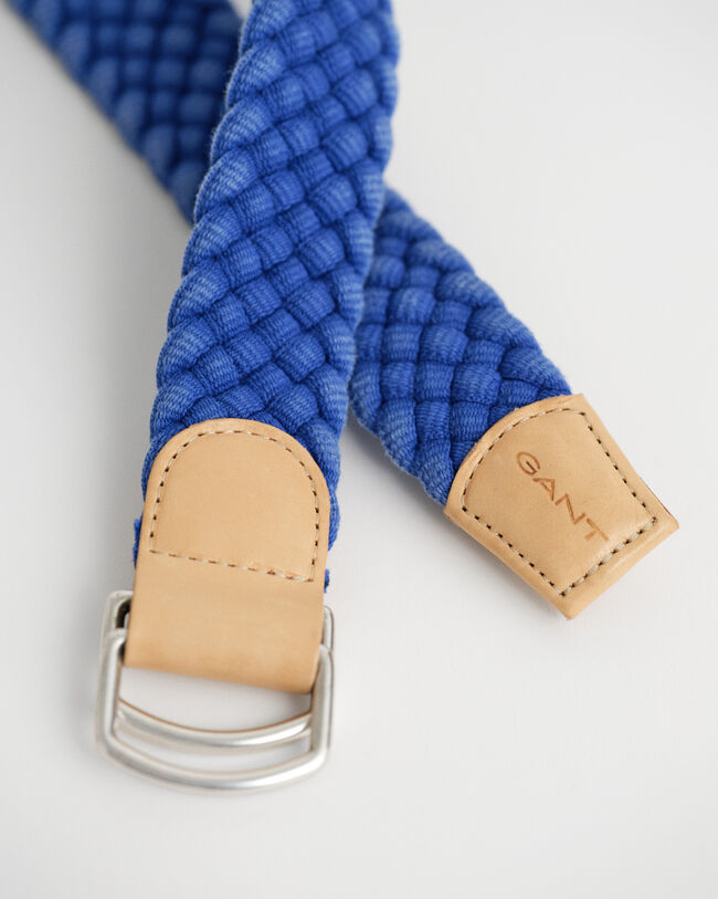 Cintura intrecciata in cotone effetto sbiadito