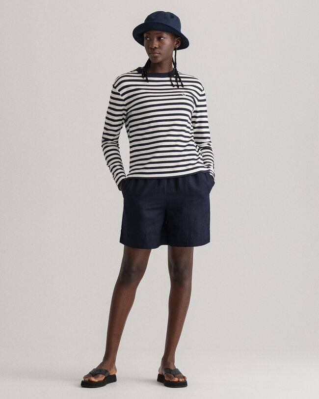 T-shirt a righe Icon G