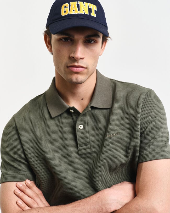 Polo Waffle Textured