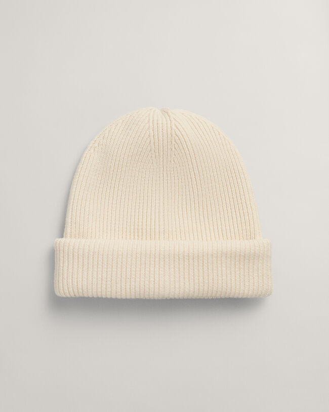 Berretto in lana a coste