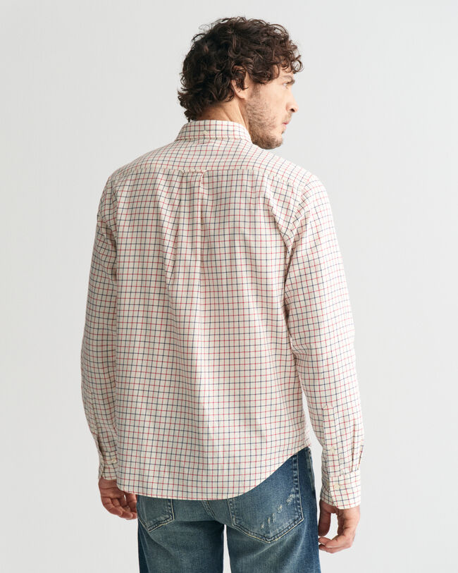 Camicia in twill tattersall regular fit