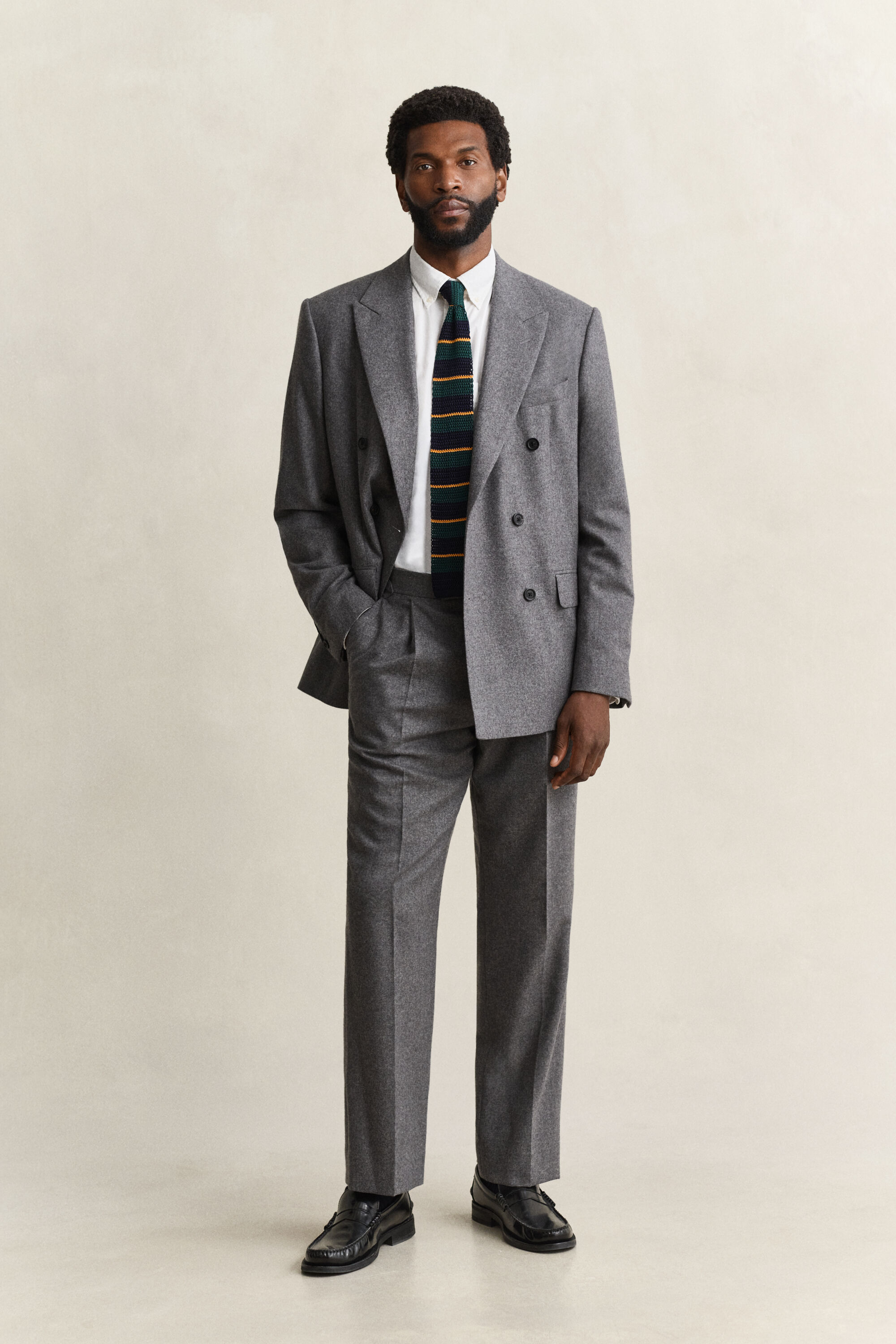 Pantaloni da abito in cashmere