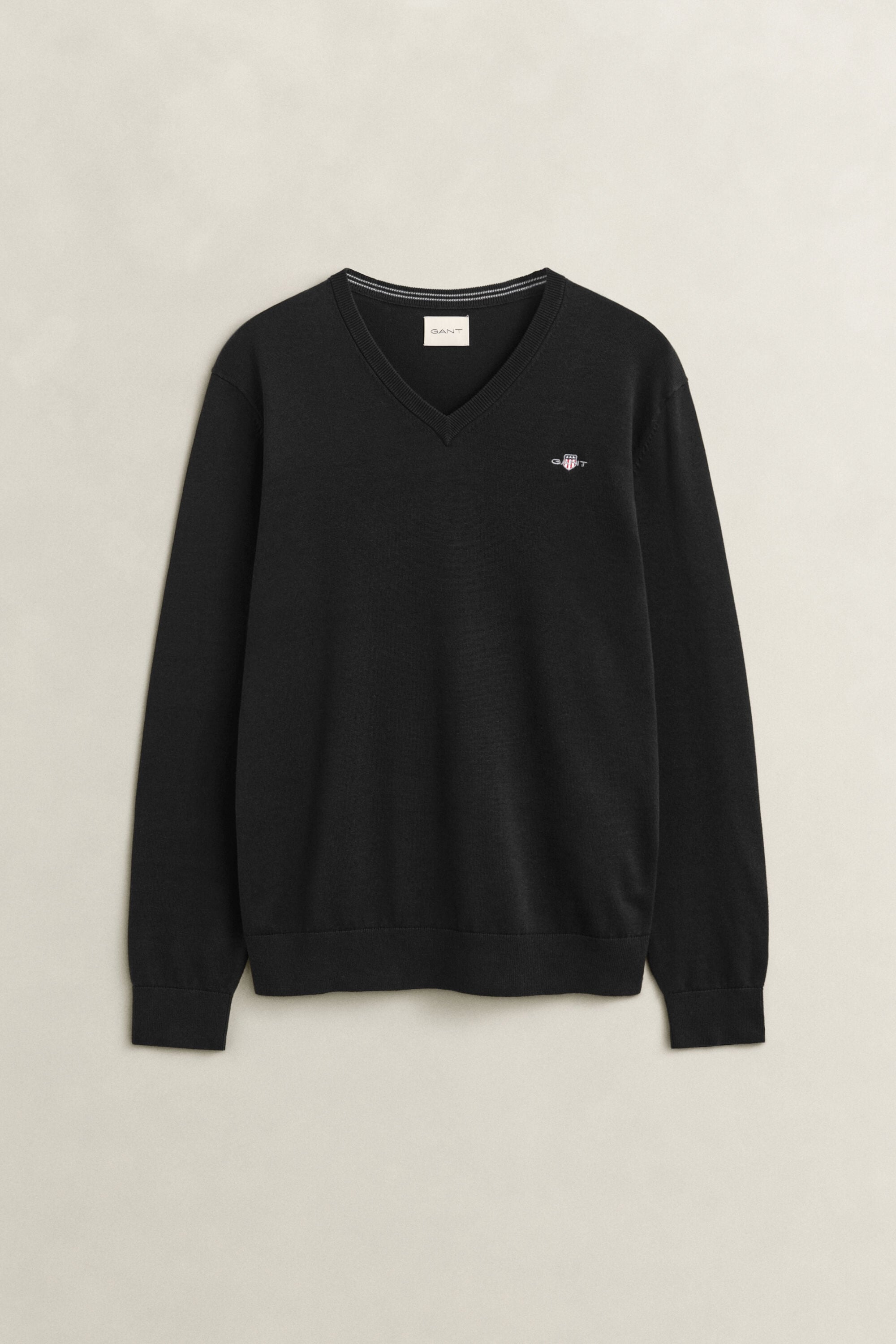 Maglia in cotone con scollo a V classico