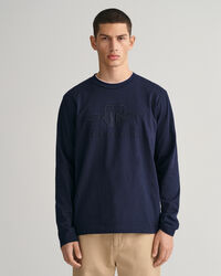 T-shirt Tonal Shield a maniche lunghe