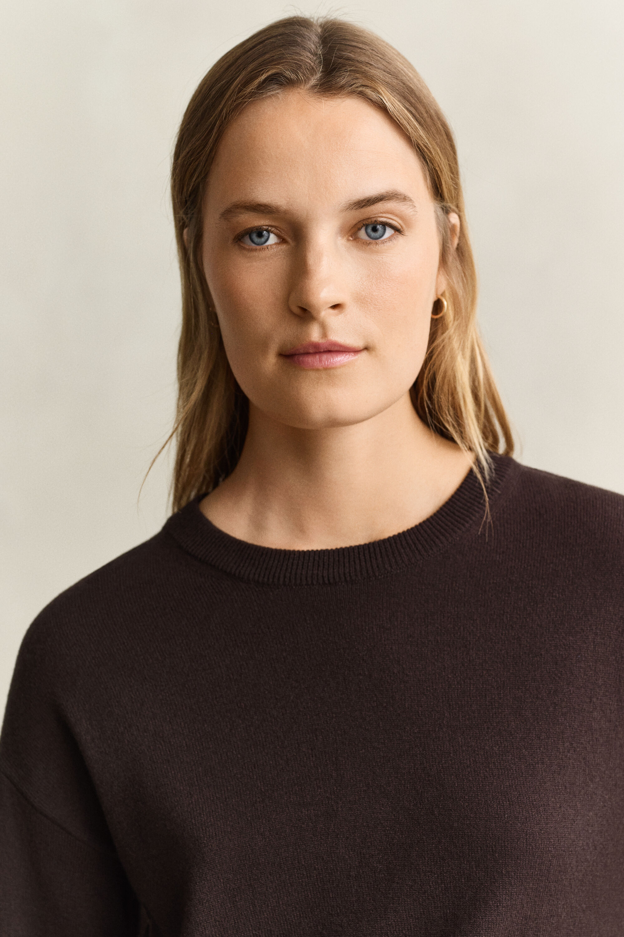 Maglia girocollo in finissima lana d’agnello
