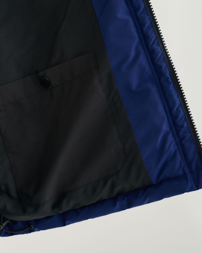 Giacca imbottita a blocchi di colore