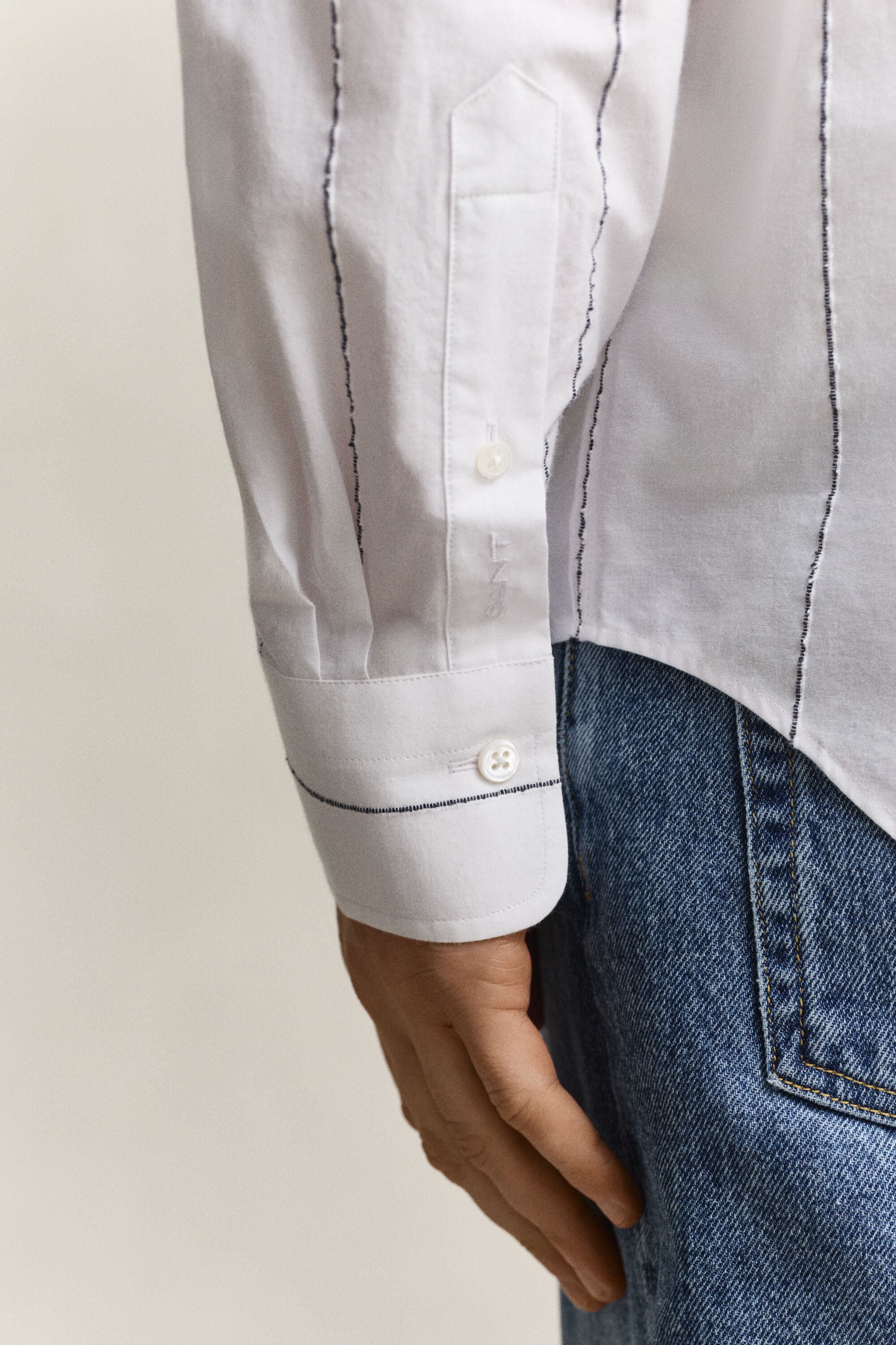 Camicia in ciniglia testurizzata