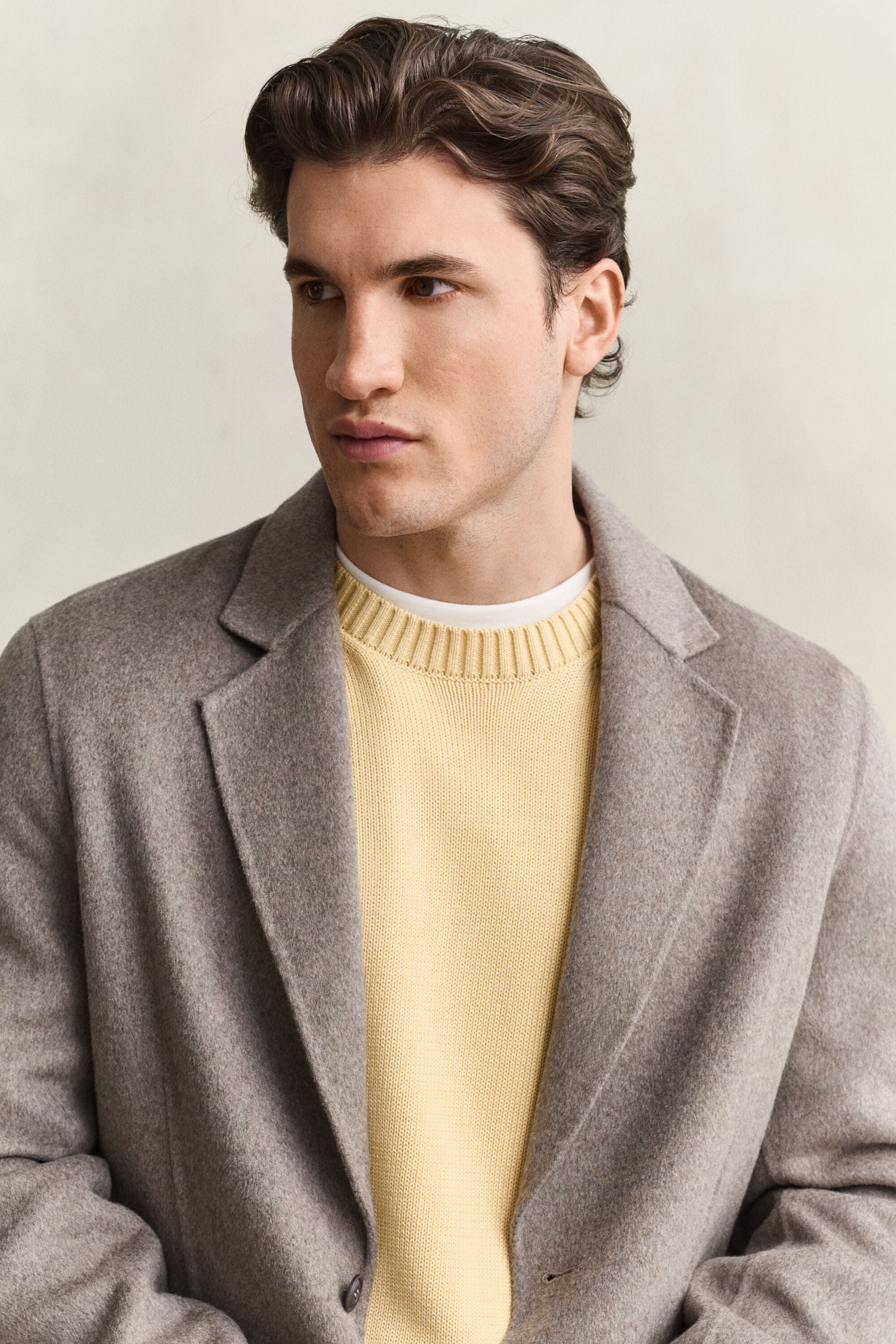 Blazer con cuciture a mano