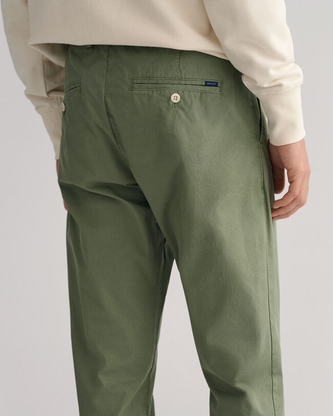 Pantaloni chino Hallden Sunfaded slim fit