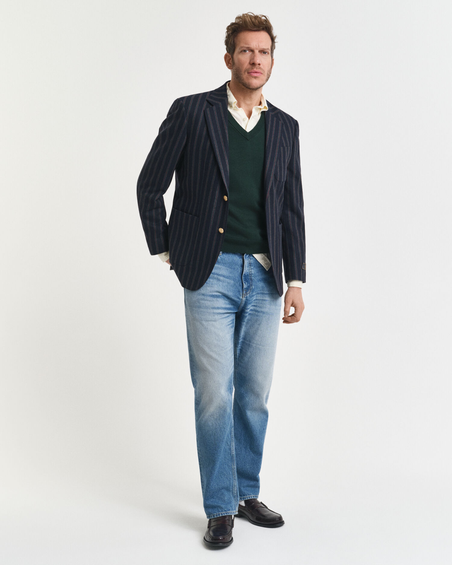 Piumino smanicato in cotone classico