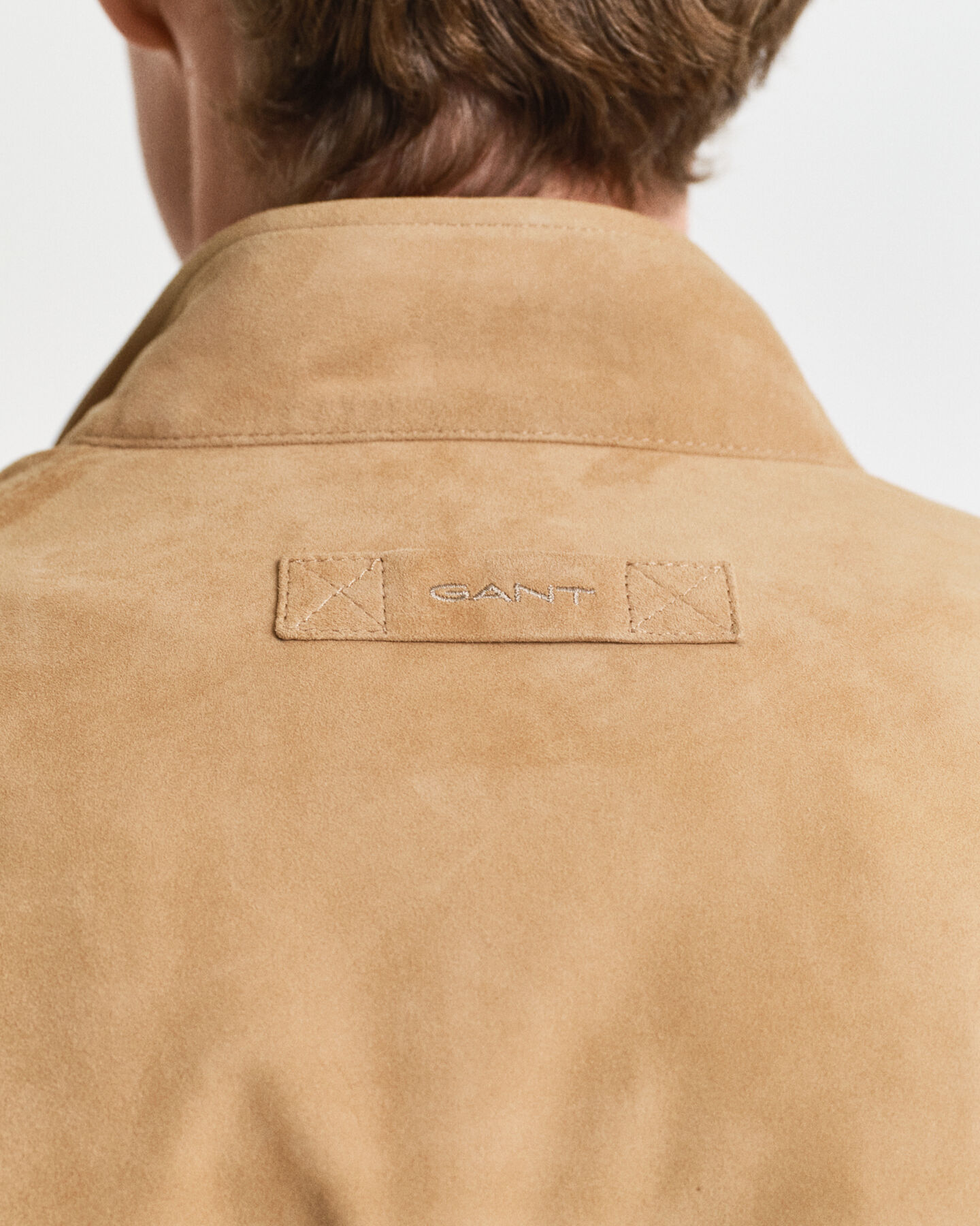 Giacca Harrington scamosciata