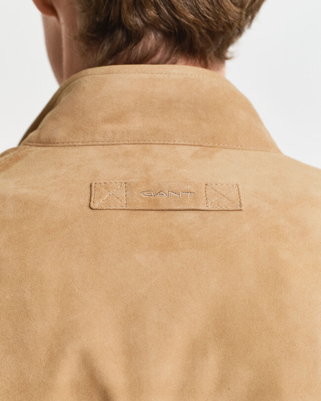 Giacca Harrington scamosciata