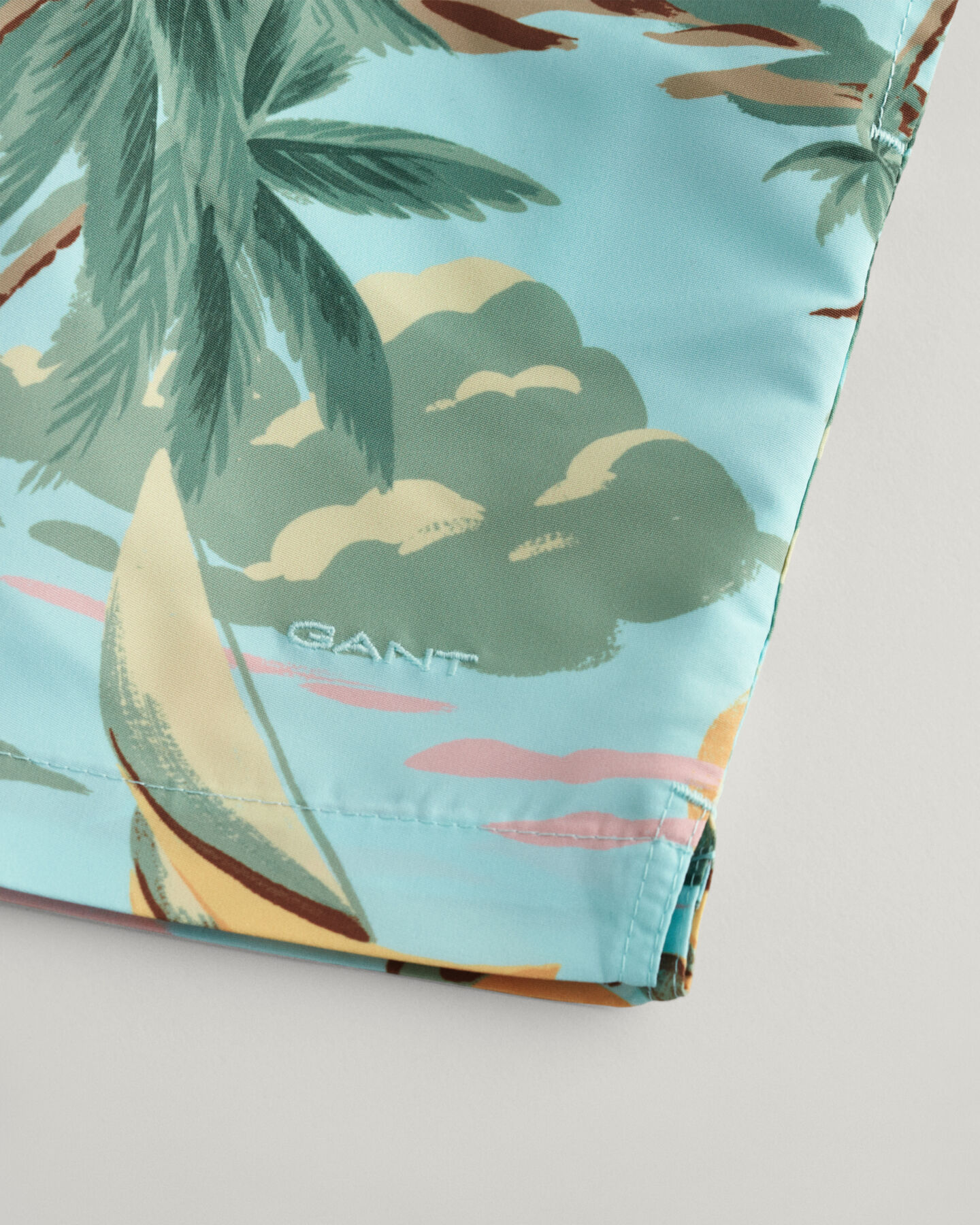 Boys Hawaiian Print Swim Shorts