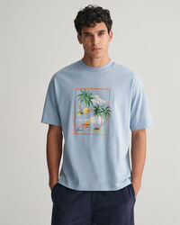 T-shirt Hawaiian Print