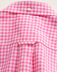 Camicia a maniche corte in broadcloth percalle a quadretti