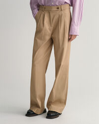 Pantaloni chino a vita alta relaxed fit