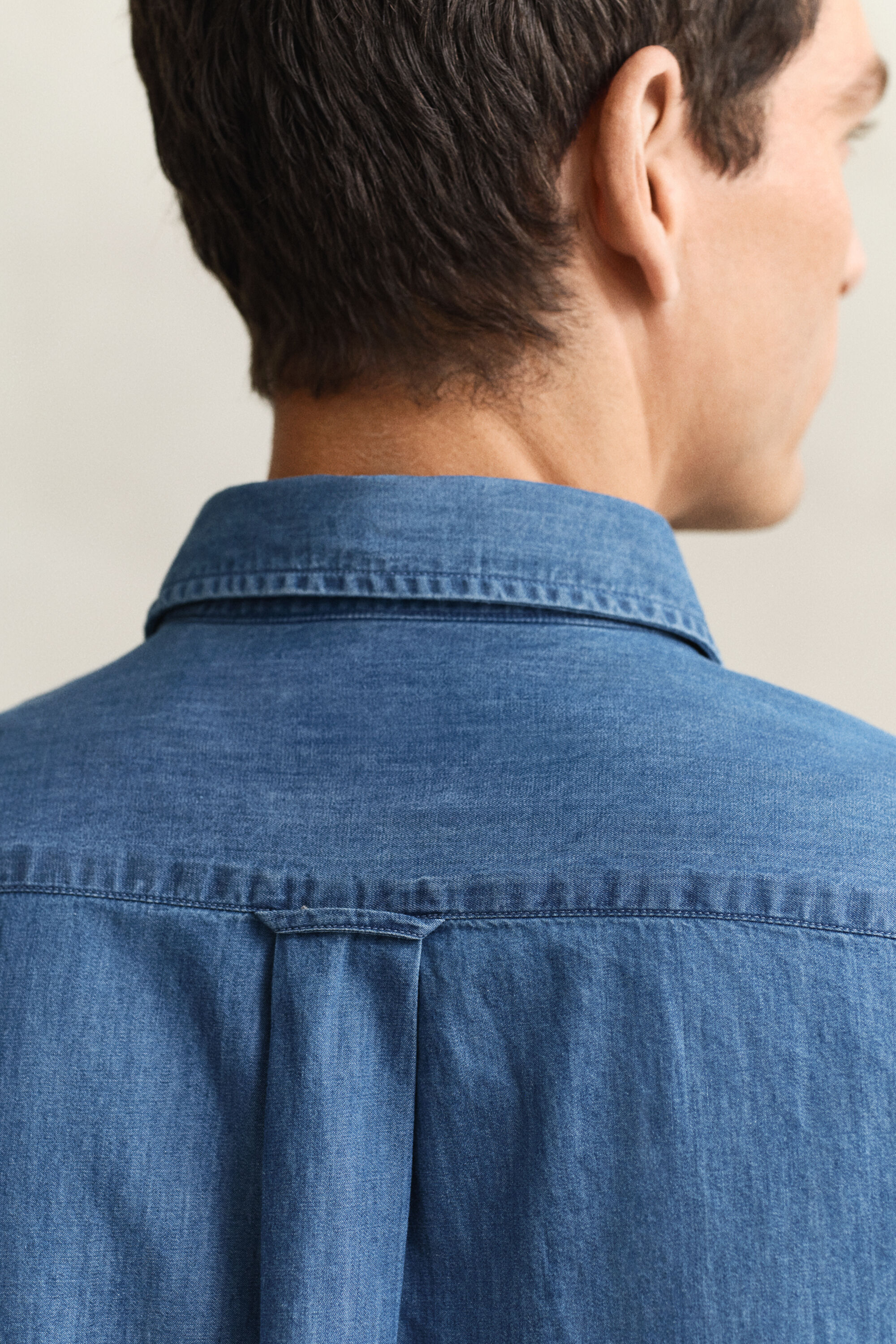 Camicia in twill Indigo