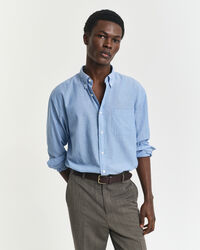 Camicia indaco in chambray relaxed fit