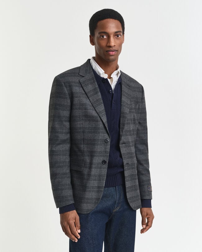 Giacca da abito a quadri Glen Check slim fit