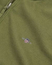 Maglia in cotone con zip corta Shield Teens