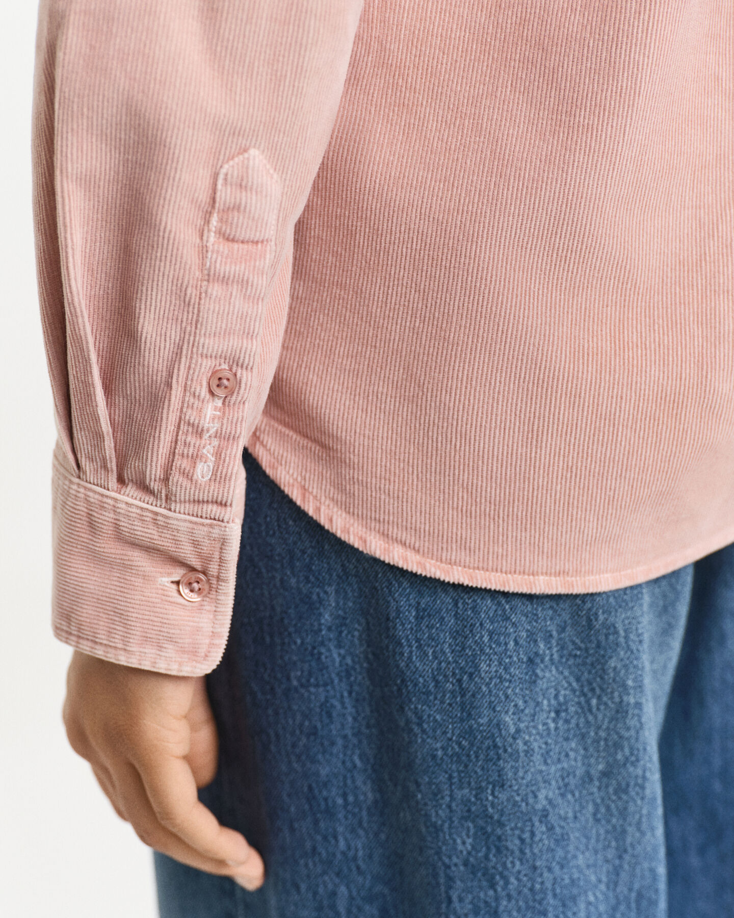 Camicia in velluto a coste regular fit