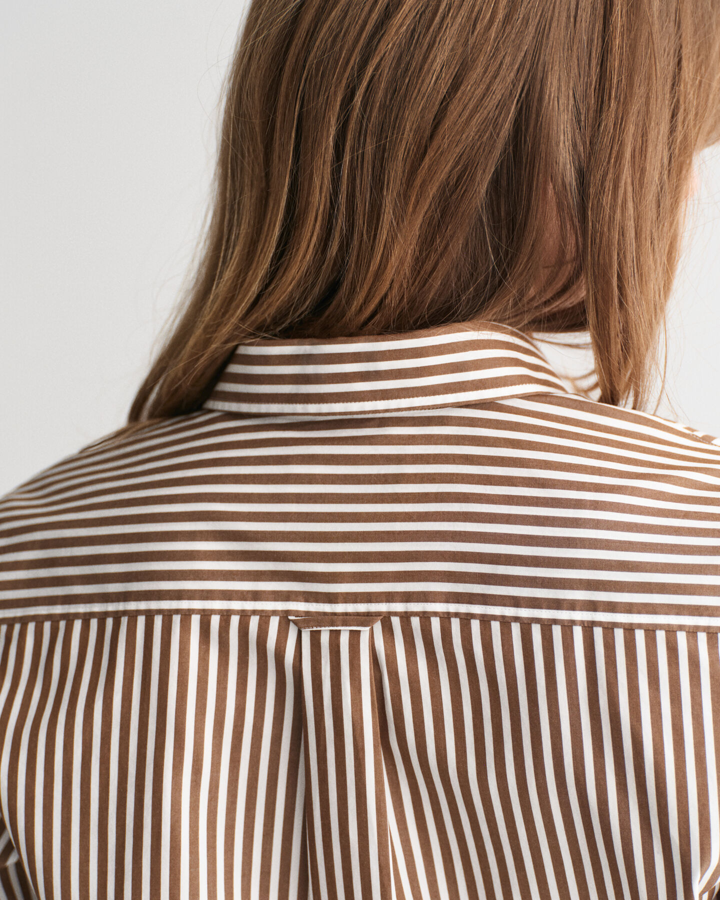 Camicia classica in popeline a righe regular fit