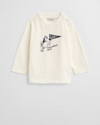 Camicia a maniche lunghe con stampa di cani Graphic Baby