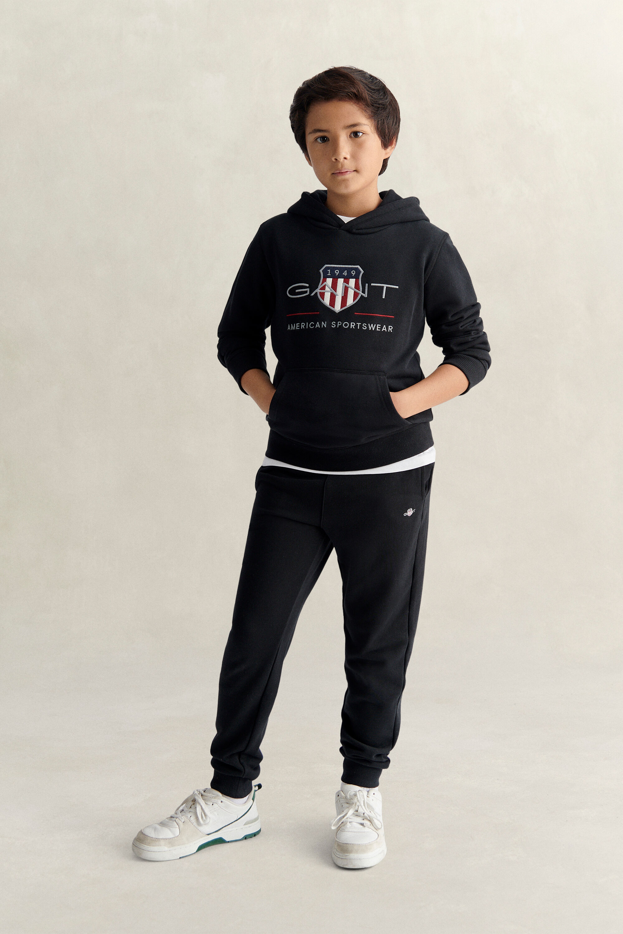 Felpa con cappuccio Archive Shield Teens