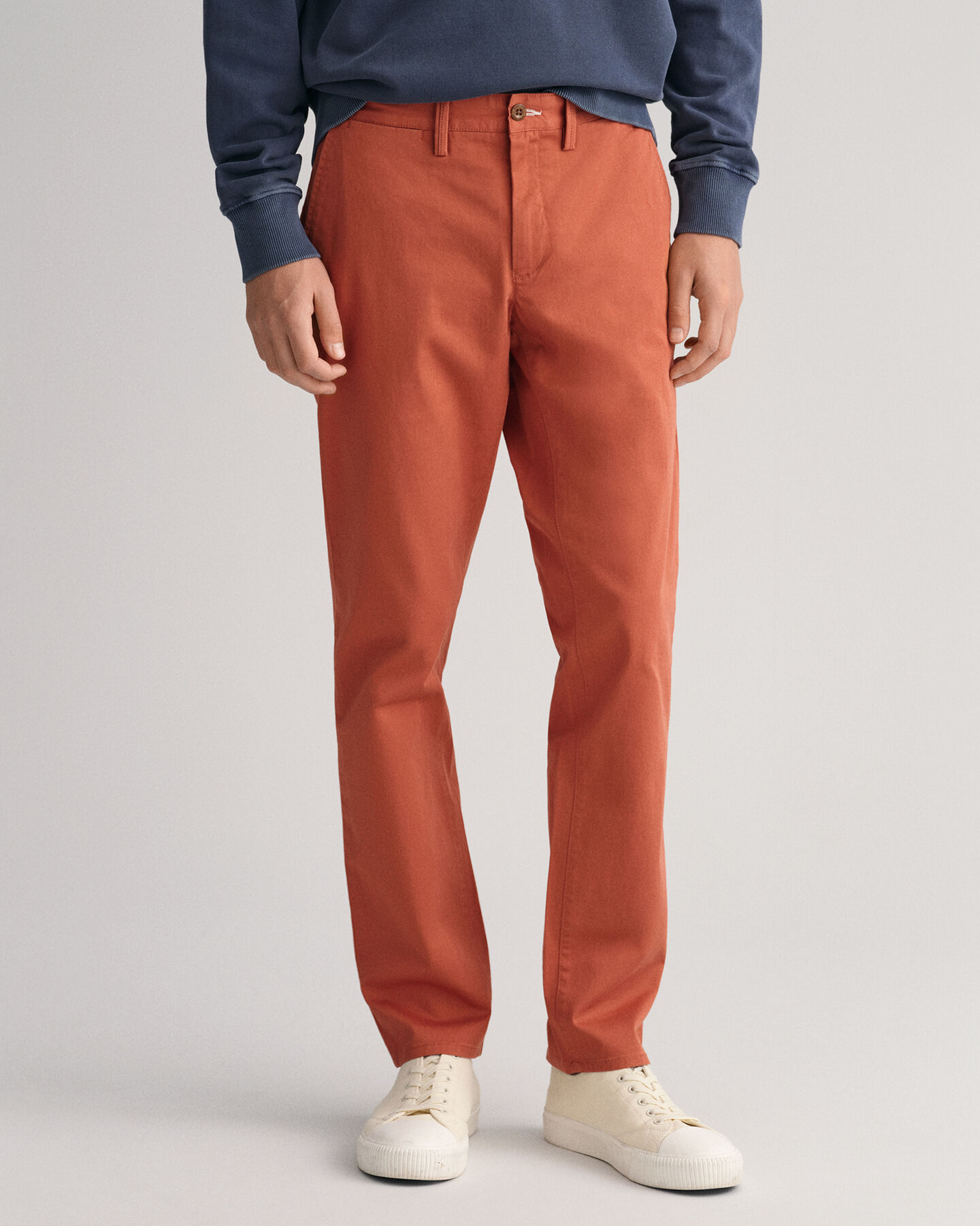 Pantaloni chino Hallden in twill slim fit