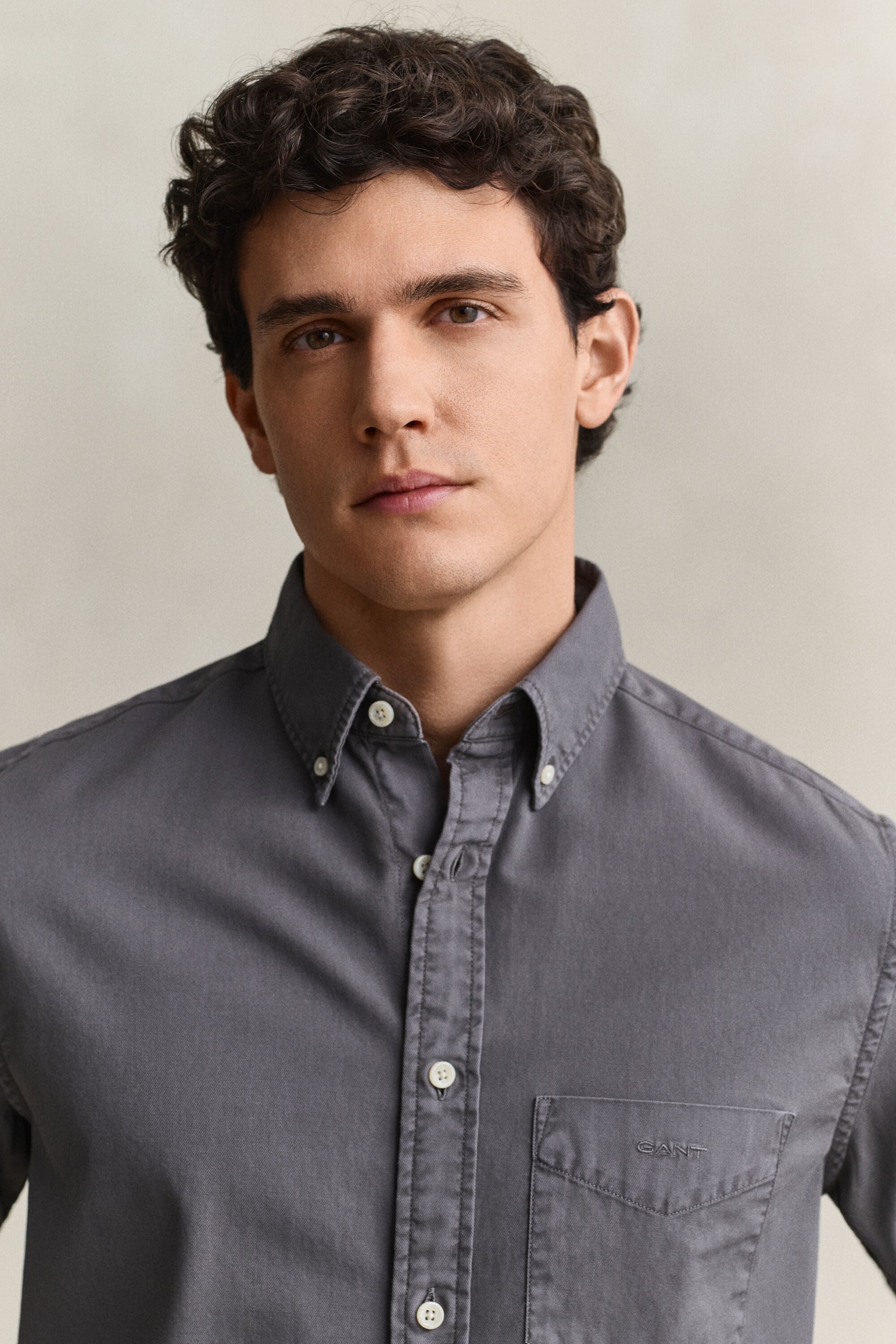 Camicia in twill regular fit