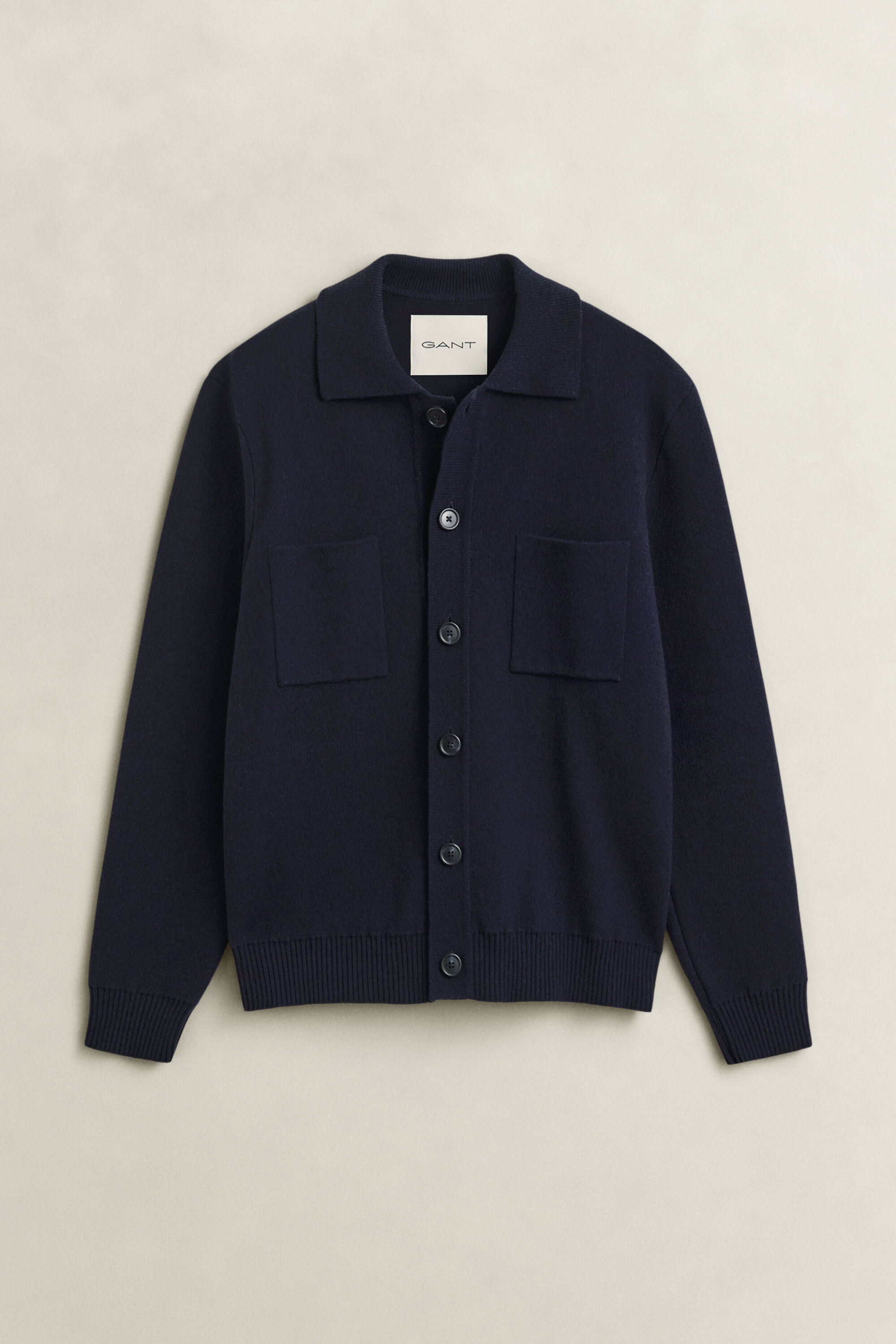 Camicia giacca in maglia doppia