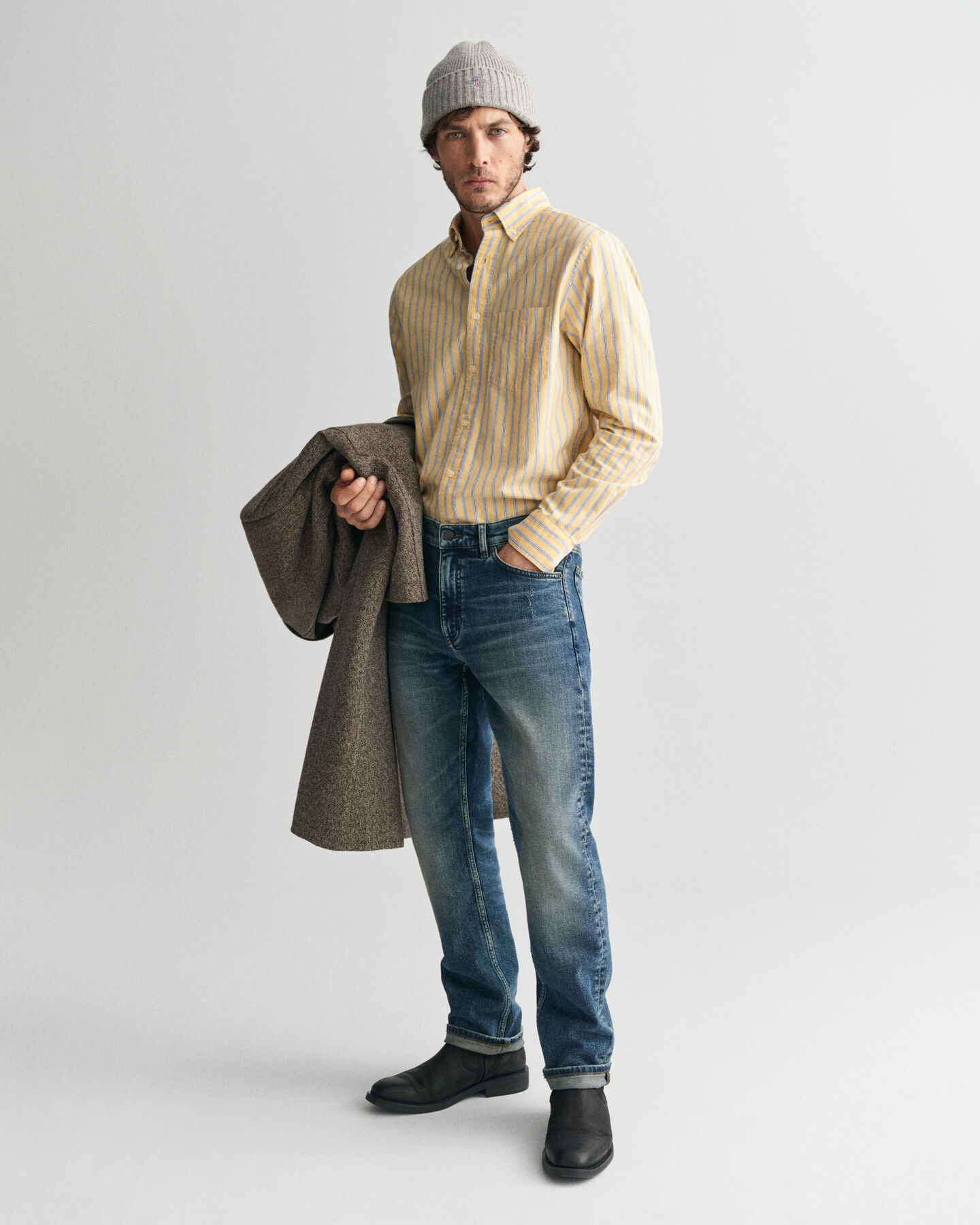 Camicia Archive Oxford a righe regular fit