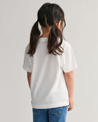 T-shirt GANT con stampa di cane che corre Kids