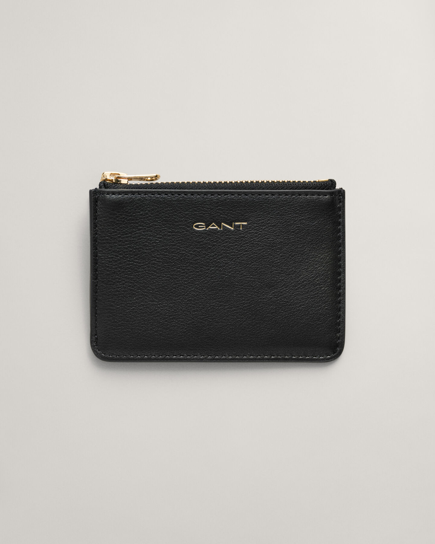 Pochette in pelle con zip