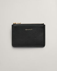 Pochette in pelle con zip